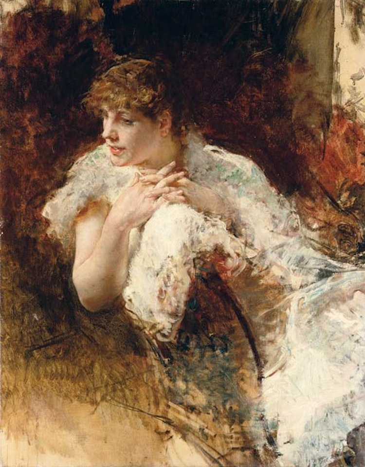 Signora Napoletana by Giuseppe de Nittis