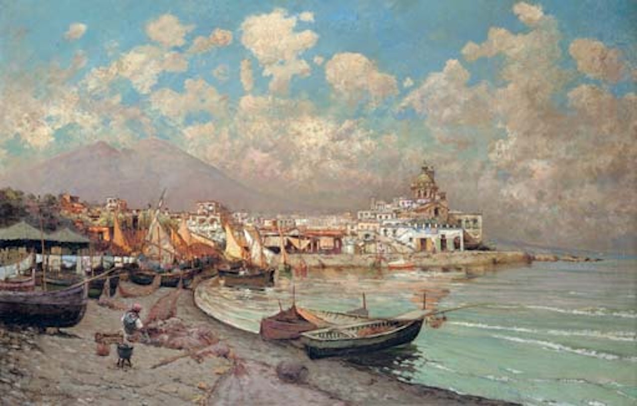 Mount Vesuvius from Procida by Carlo Brancaccio