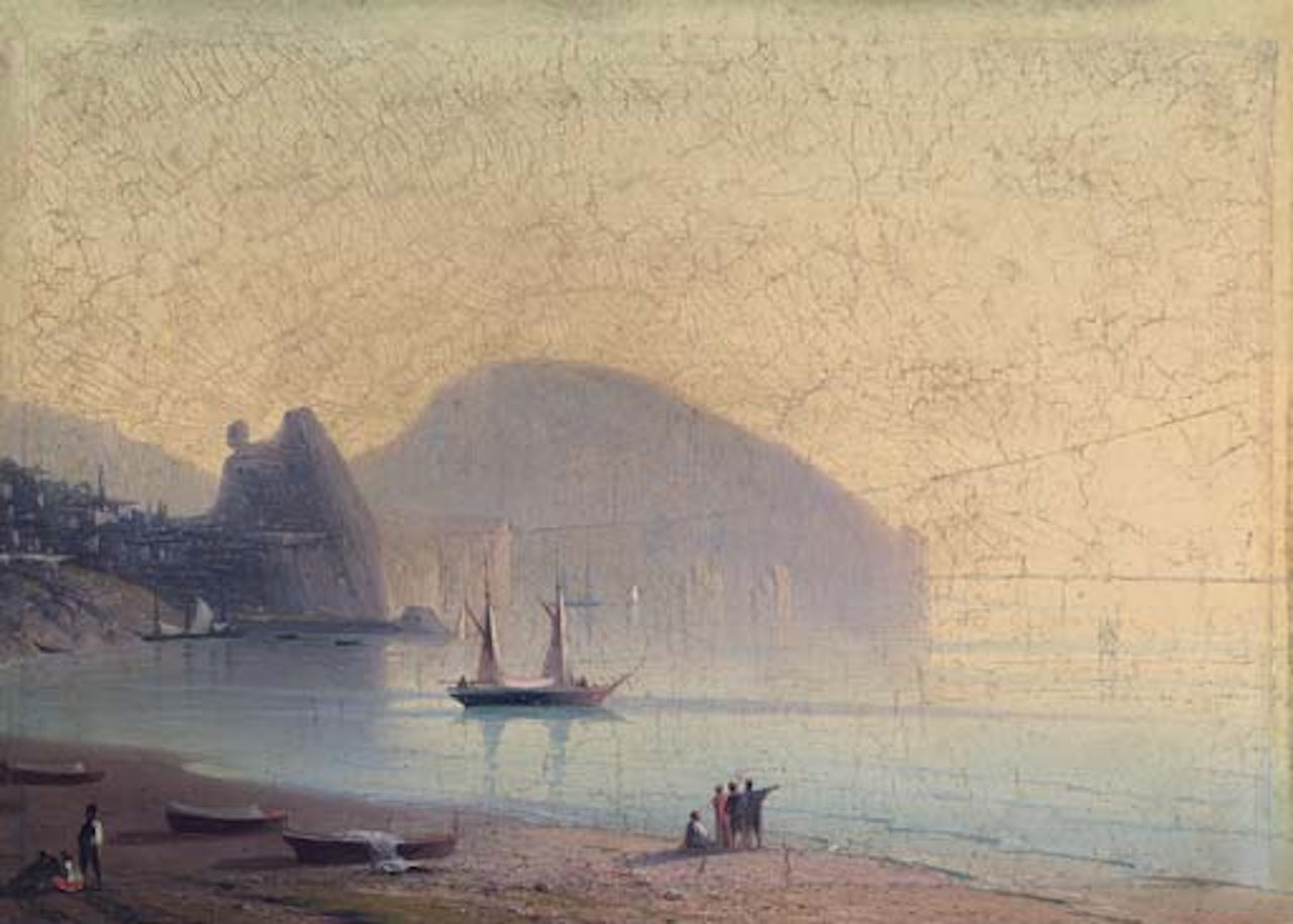 Morning mists over Ayu Dag by Ivan Konstantinovich Aivazovsky