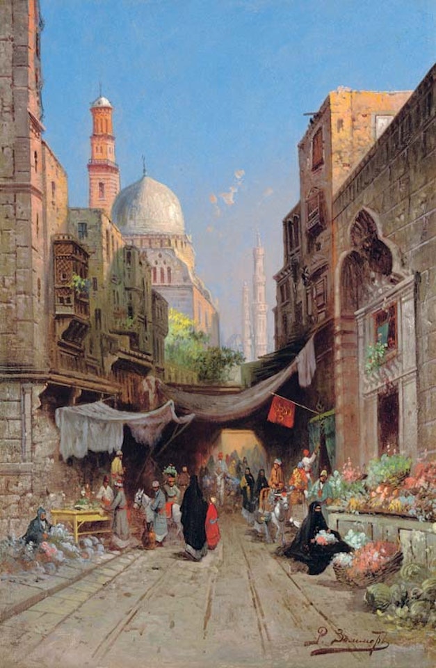 At the bazaar by Richard Karlovich Zommer