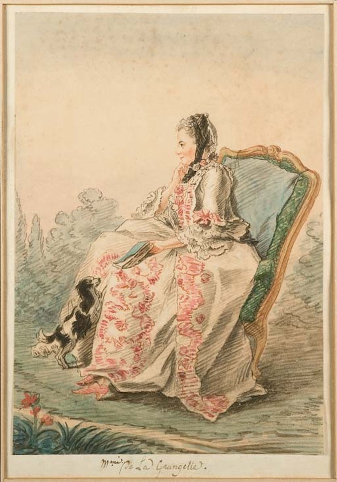 Portrait de Madame de La Grangette by Louis Carrogis Carmontelle