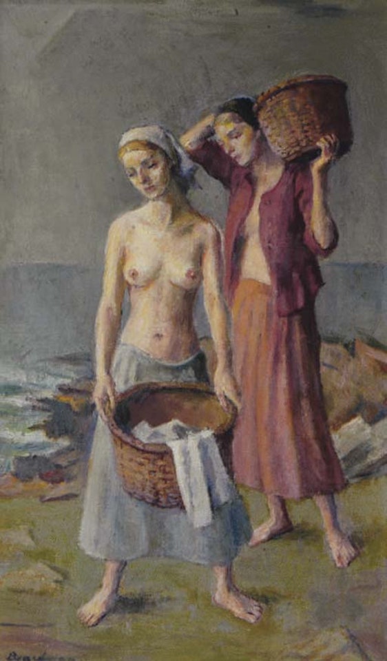 On the coast by Robert Brackman
