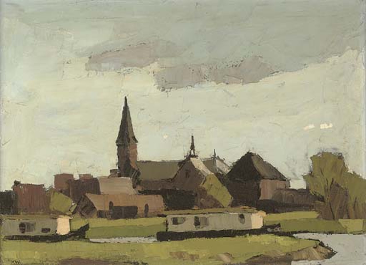 Monikendam, Holland by Kyffin Williams