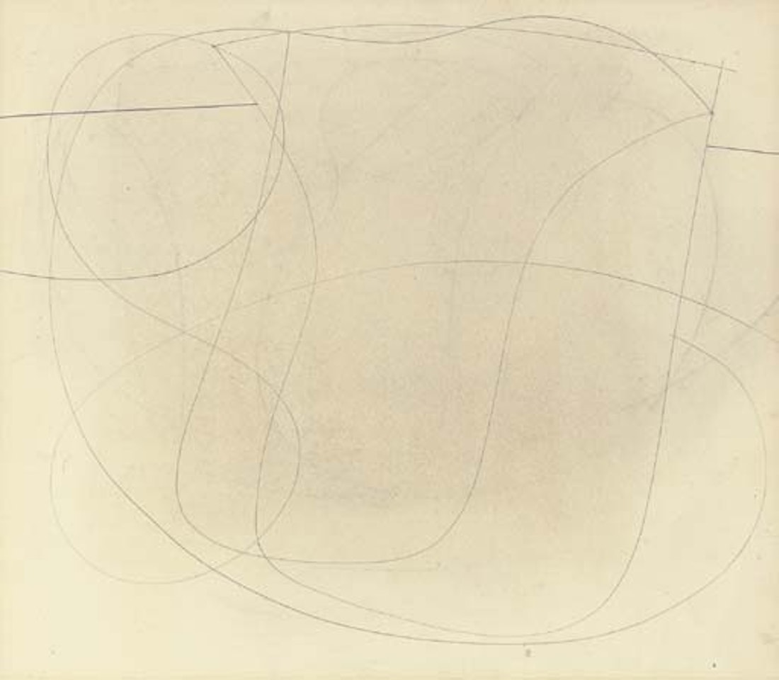 March 62, figure of eight by Ben Nicholson, O.M.