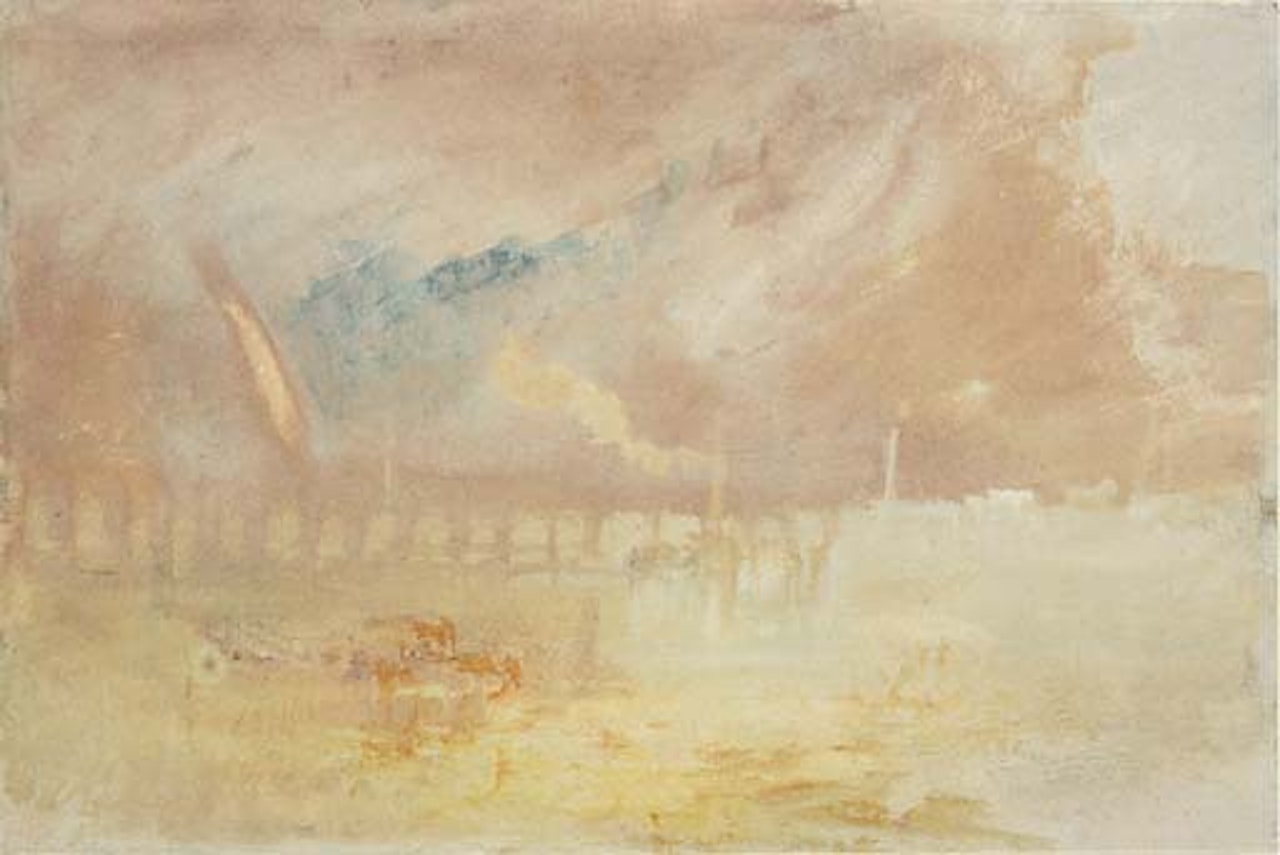 View on the Mosel, possibly Coblenz, Germany by Joseph Mallord William Turner