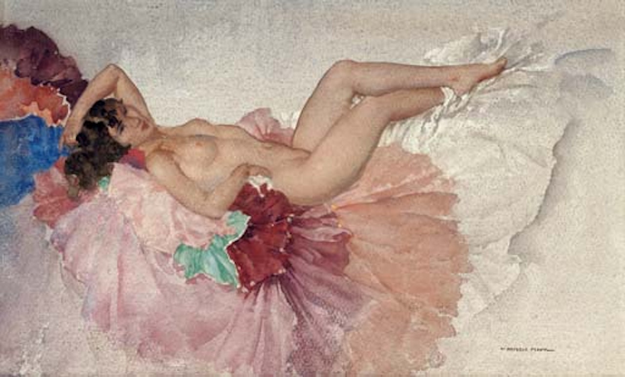Alicia reclining by William Russell Flint