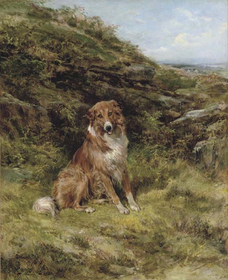 Waiting for master by Heywood Hardy
