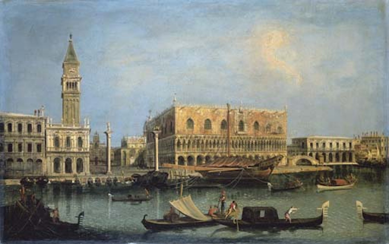Vue du bassin de San Marco avec la Piazzetta et le Palais Ducal a Venise by Michele Marieschi