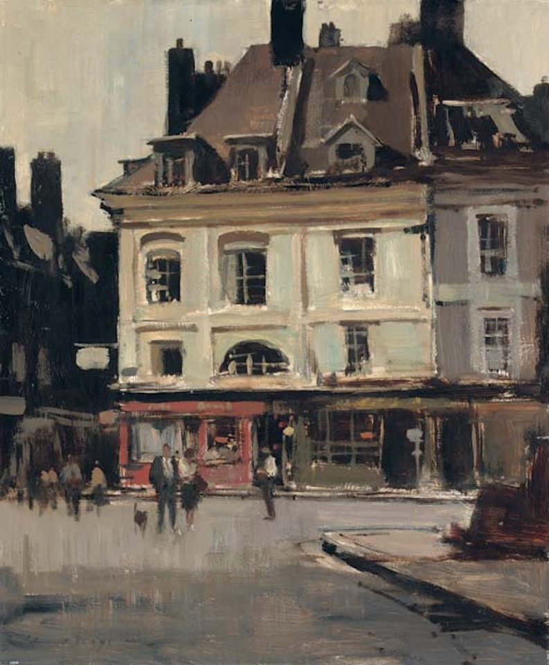 Red shop, Dieppe by Edward Seago