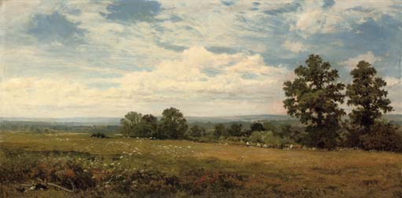 Summer's day, Worcestershire by Benjamin Williams Leader