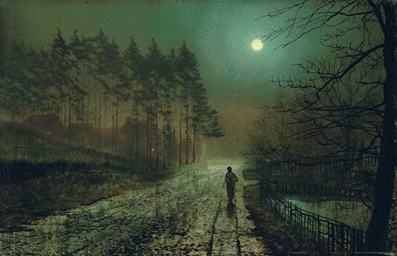 Eveleigh, Forge Valley by John Atkinson Grimshaw
