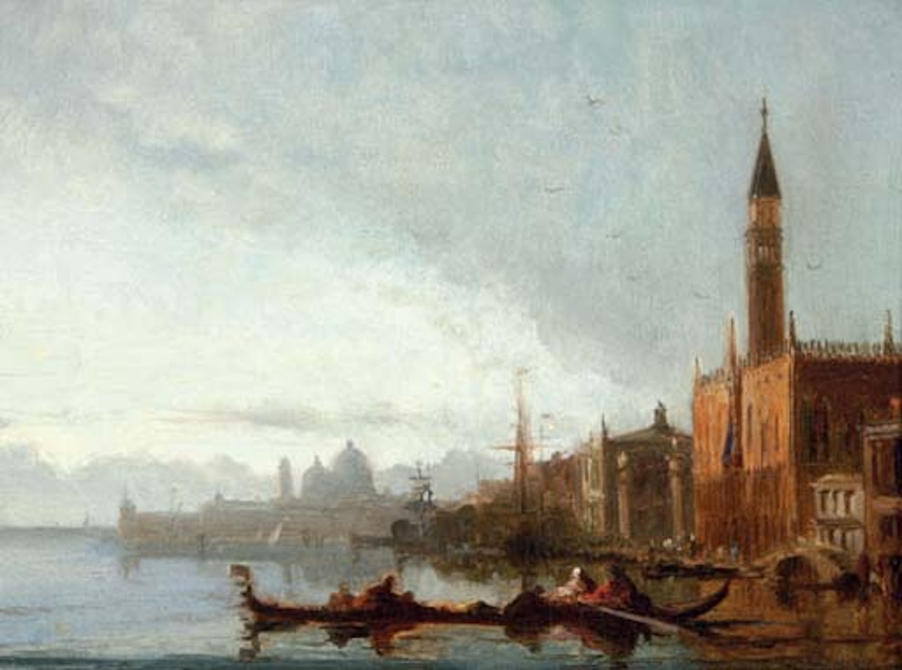 View of Venice by Félix Ziem