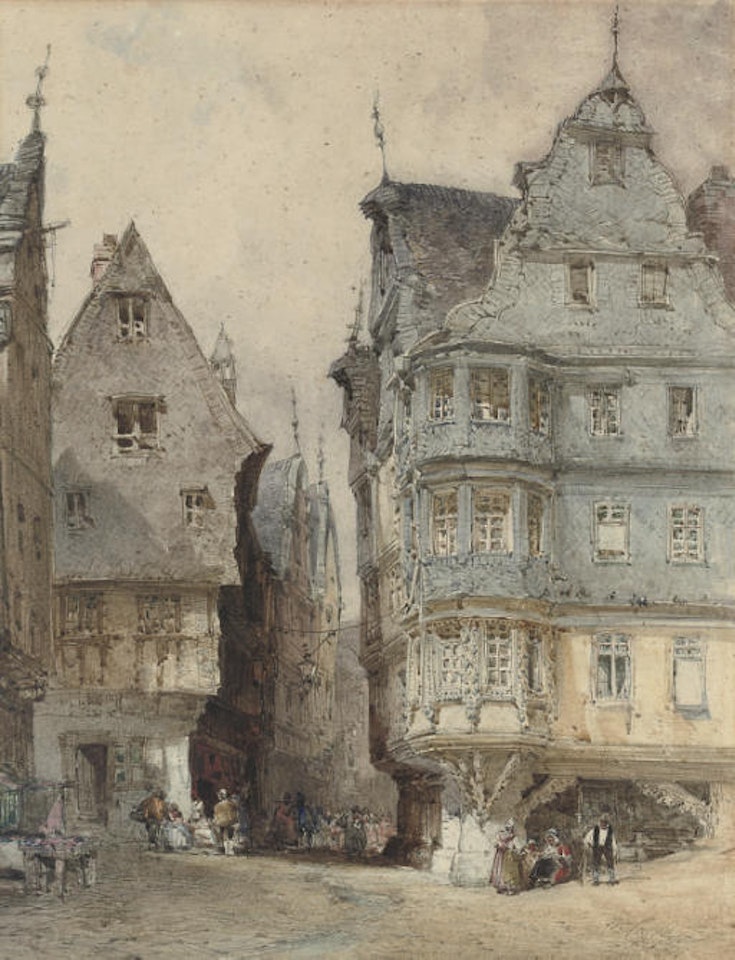 Dinan by William Callow