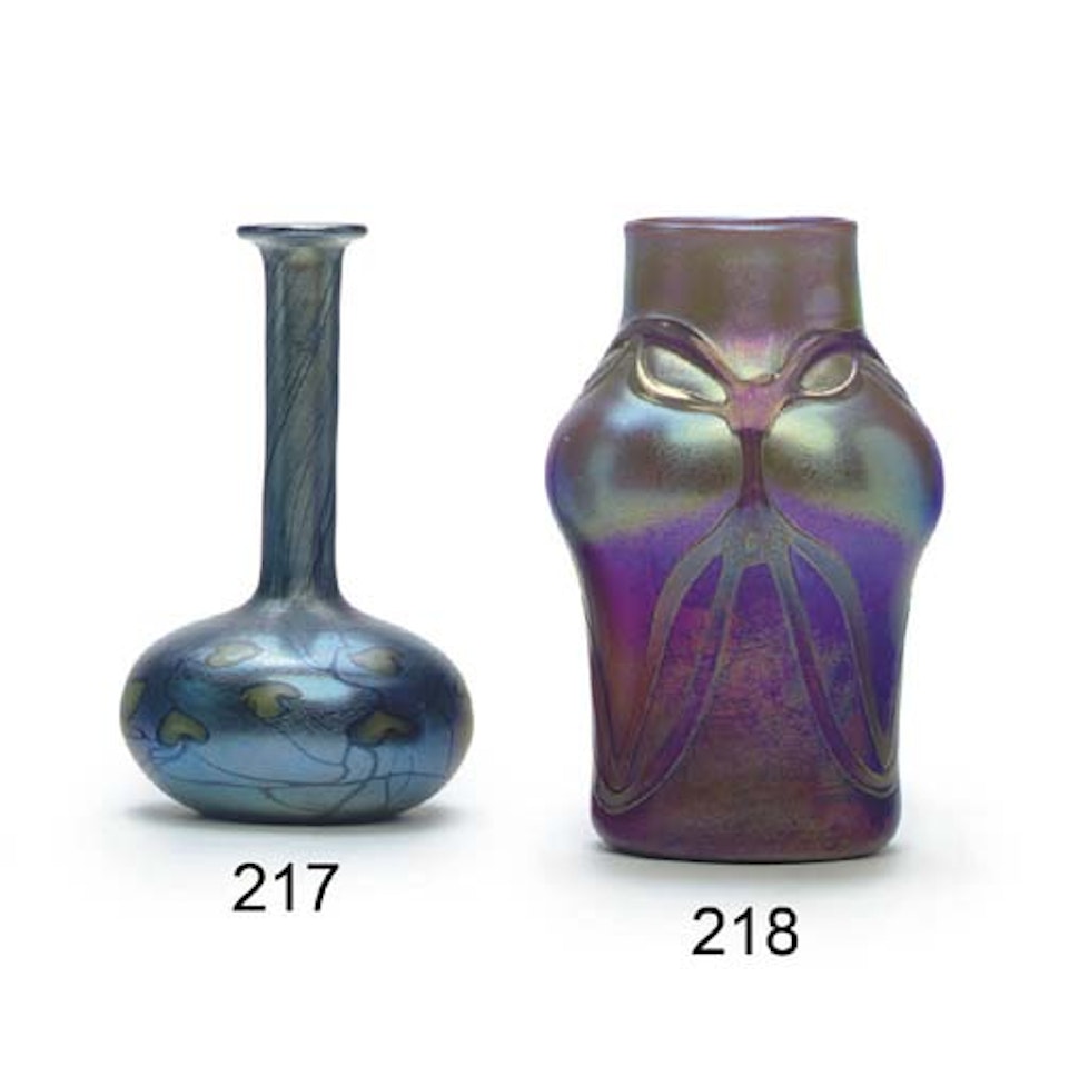 A Favrile Glass Vase by Tiffany Studios