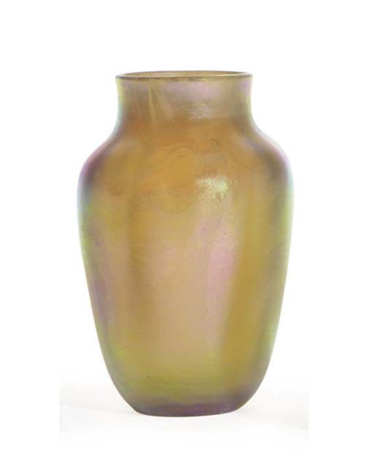 A Favrile Glass Vase by Tiffany Studios