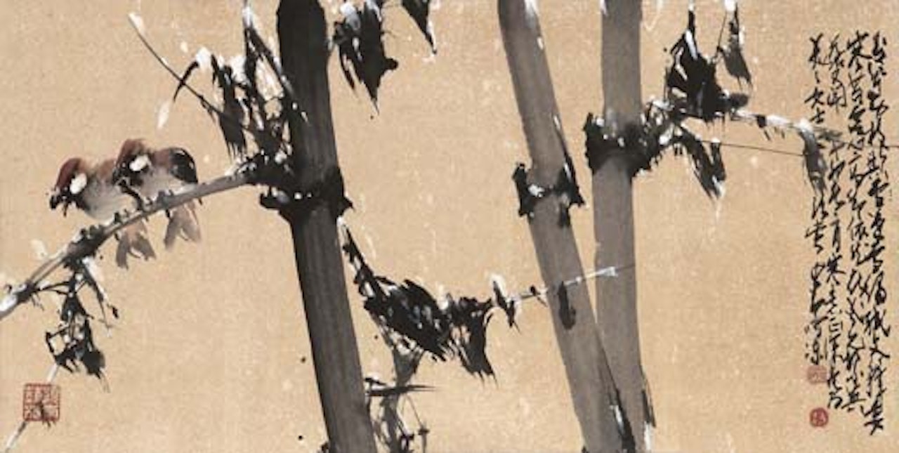 Birds in the snow by Zhao Shao'ang