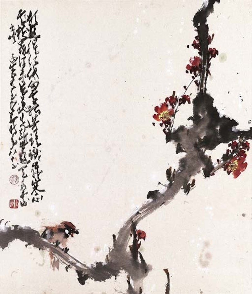Plum blossoms by Zhao Shao'ang