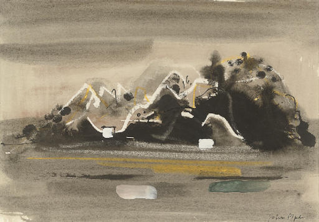 Island in the Traeth by John Piper
