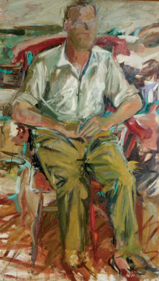 Portrait of John Bernard Meyers by Elaine de Kooning