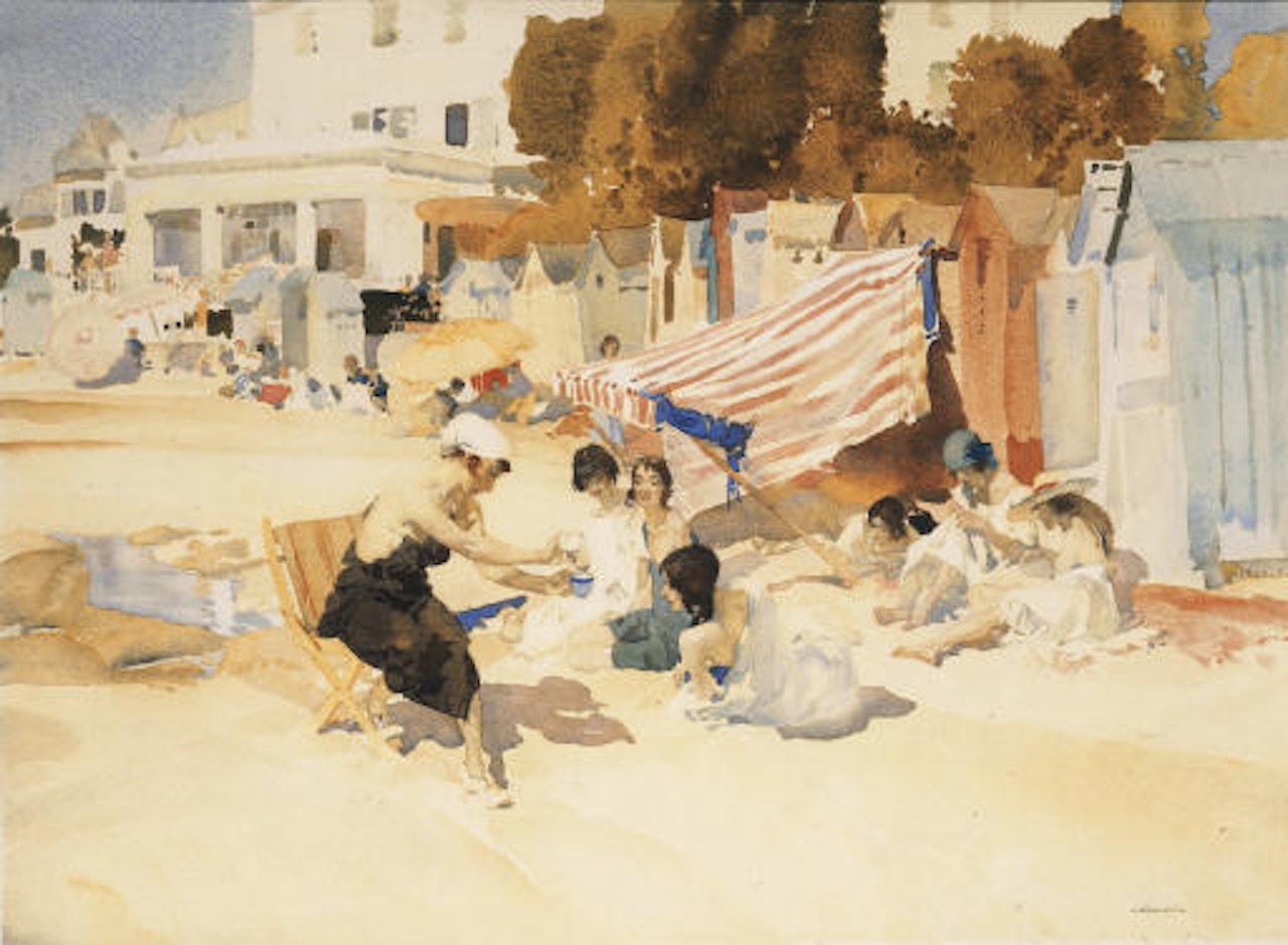 The iced drink by William Russell Flint