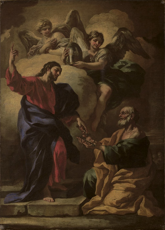 Christ presenting the keys to Saint Peter by Francesco Solimena