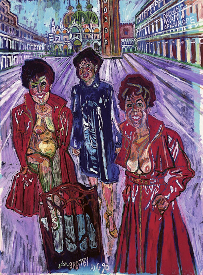 Drawing room of Europe by John Bratby