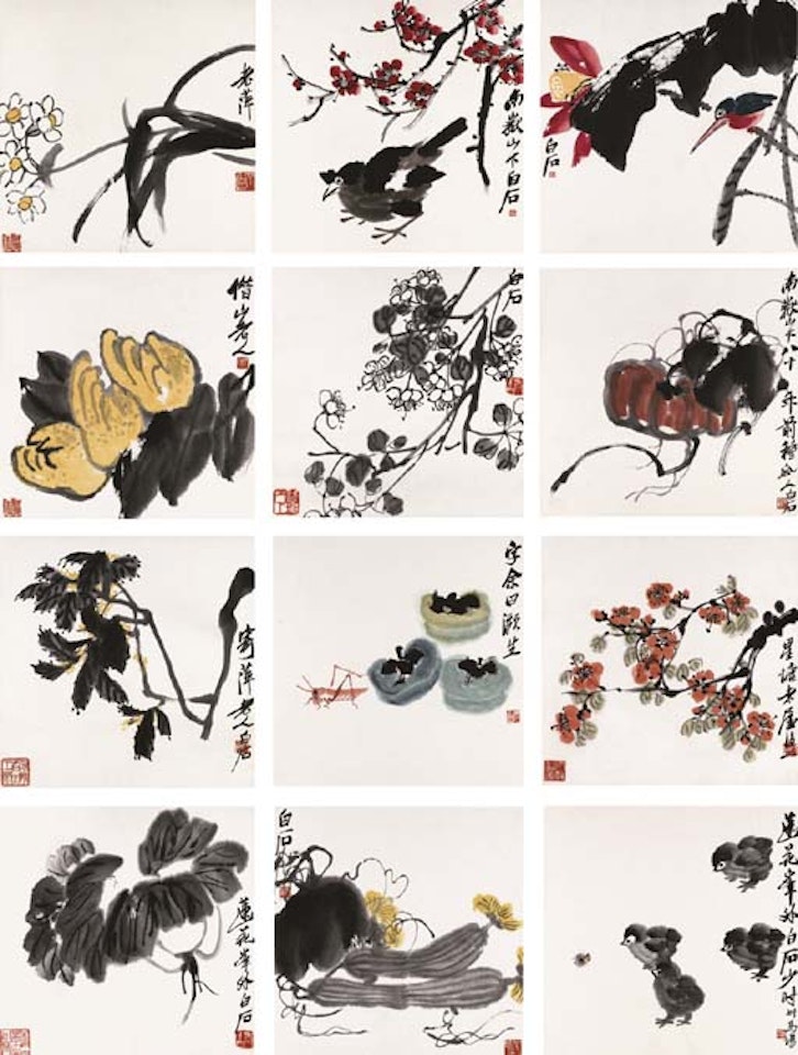 Birds, flowers and insects by Qi Baishi