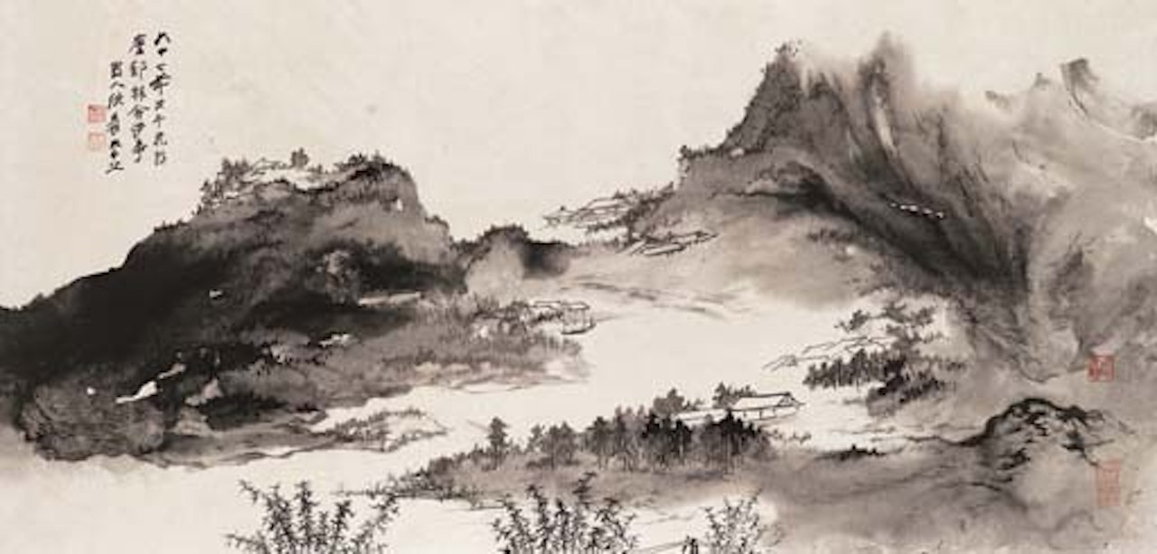 Landscape by Zhang Daqian