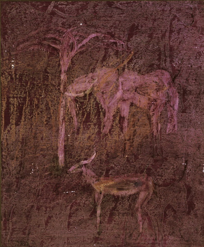Elephant and eland by Sidney Nolan