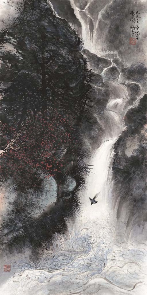 Waterfall by Li Xiongcai