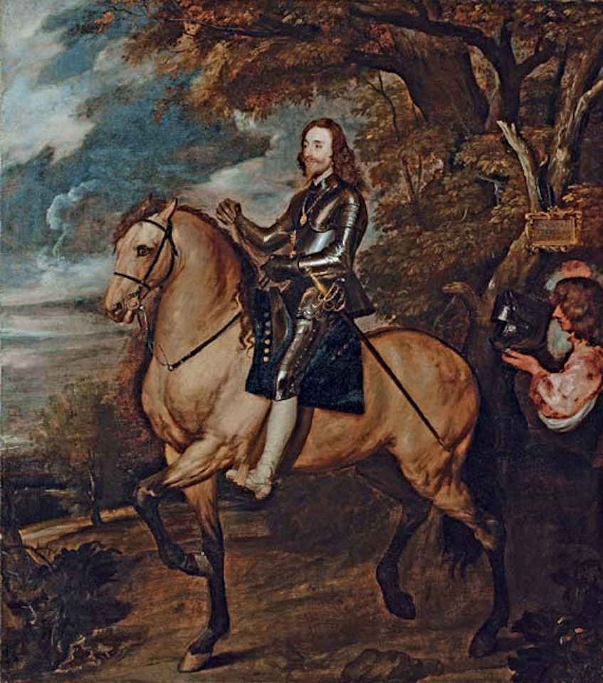 Equestrian portrait of King Charles I, full length by Anthony van Dyck