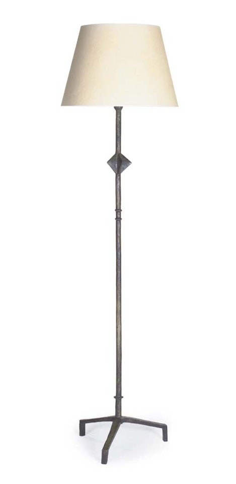 A Patinated Bronze 'A L'etoile' Floor Lamp by Alberto Giacometti