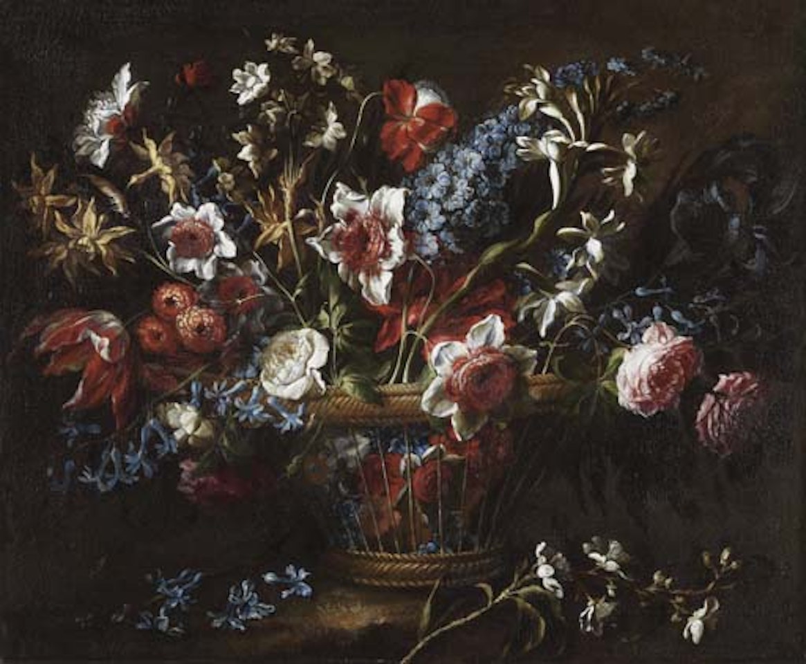 Cesta de flores by Juan de Arellano