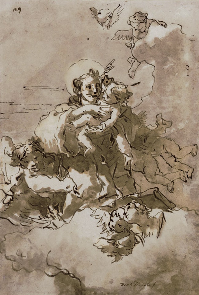 Saint Anthony and the Christ Child by Giovanni Domenico Tiepolo
