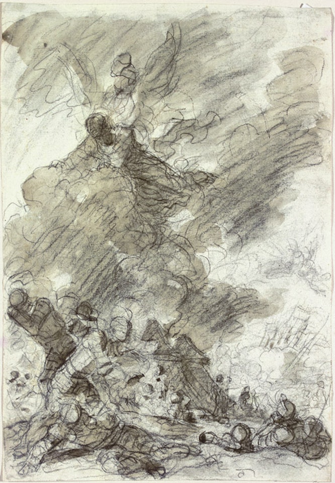 Guided by Saint Michel by Jean-Honoré Fragonard