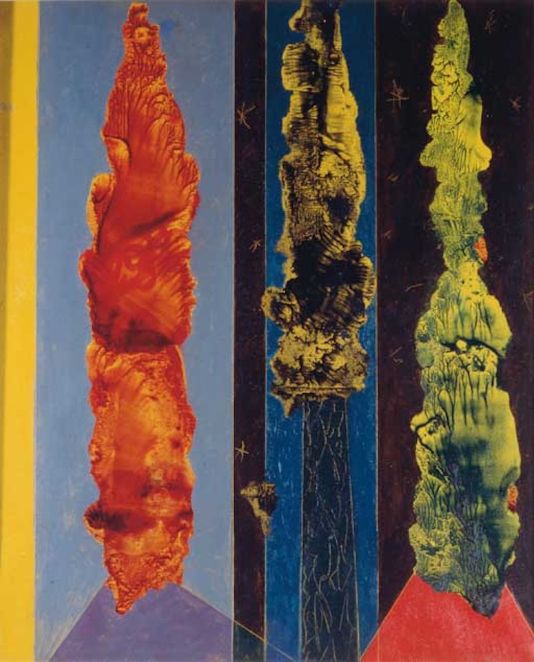 Trois cypres fideles by Max Ernst