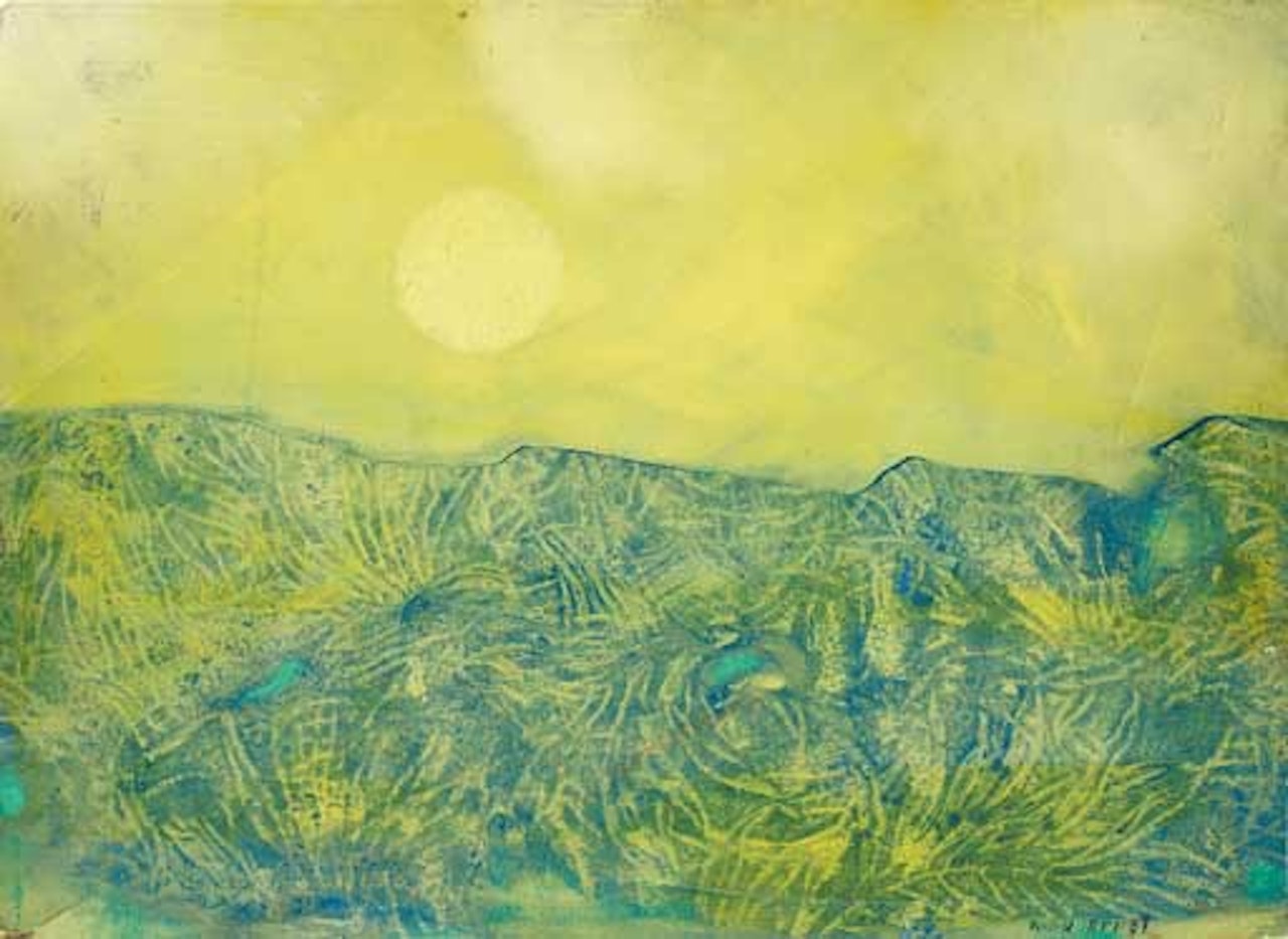 Paysage jaune by Max Ernst