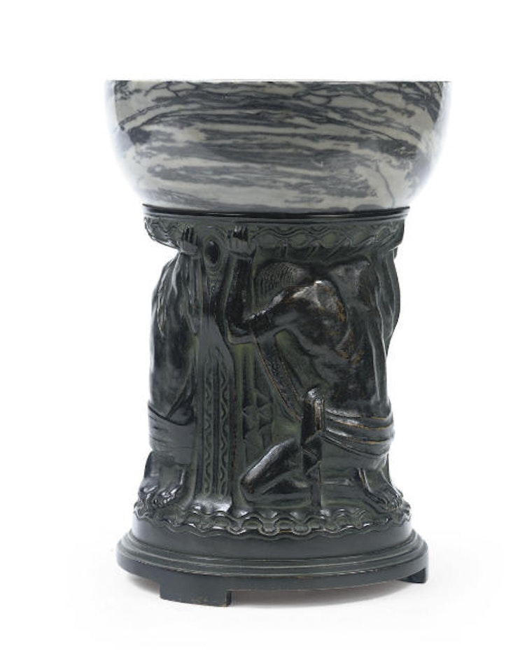 Centrepiece With Atlantes by Gustav Gurschner