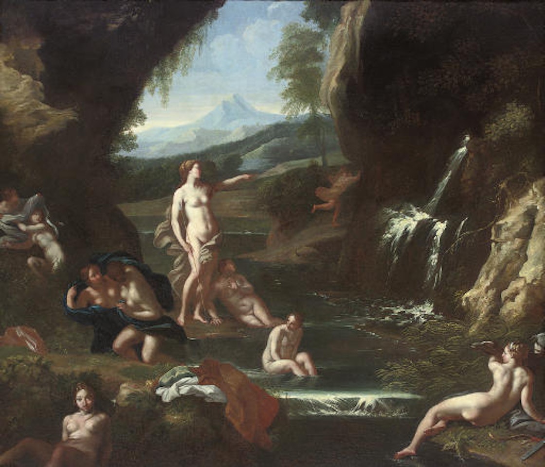 Diana and her nymphs by Attributed to Carlo Maratta
