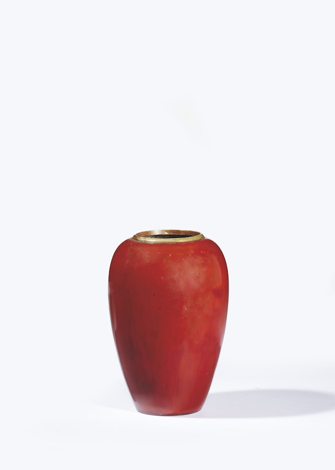 VASE, VERS 1925 by Jean Dunand