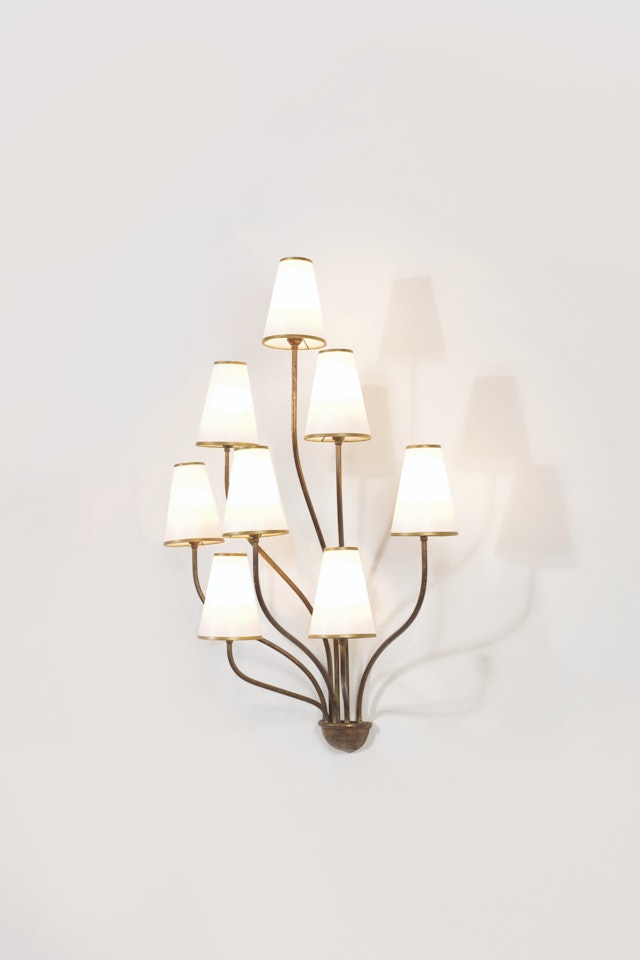 APPLIQUE À HUIT LUMIÈRES 'PERSAN', VERS 1950 by Jean Royere