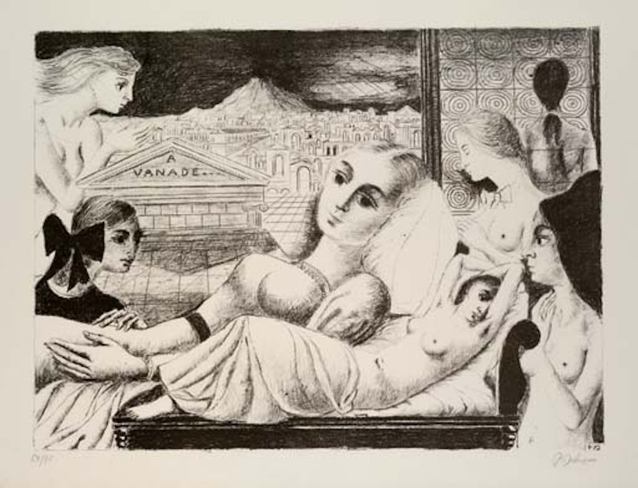 Vanadé  (J. 57) by Paul Delvaux