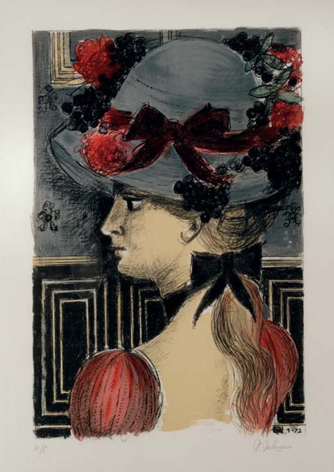 Hat 1900  (J. 62) by Paul Delvaux
