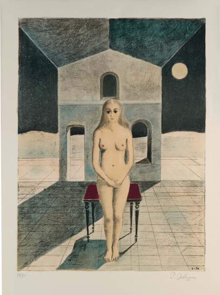 The Clairvoyant  (J. 70) by Paul Delvaux