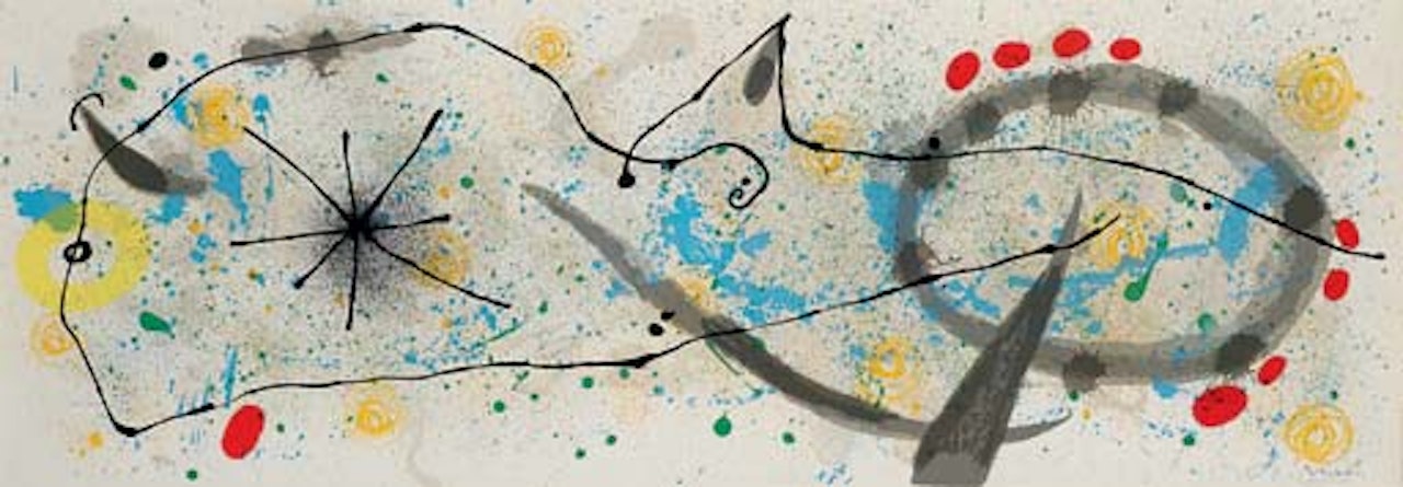 Plate XII, from  Le Lezard aux Plumes d'Or  (M. 525) by Joan Miró