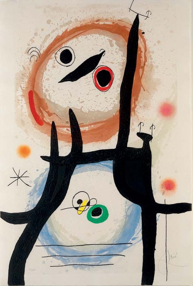 La Femme Angora  (D. 499) by Joan Miró