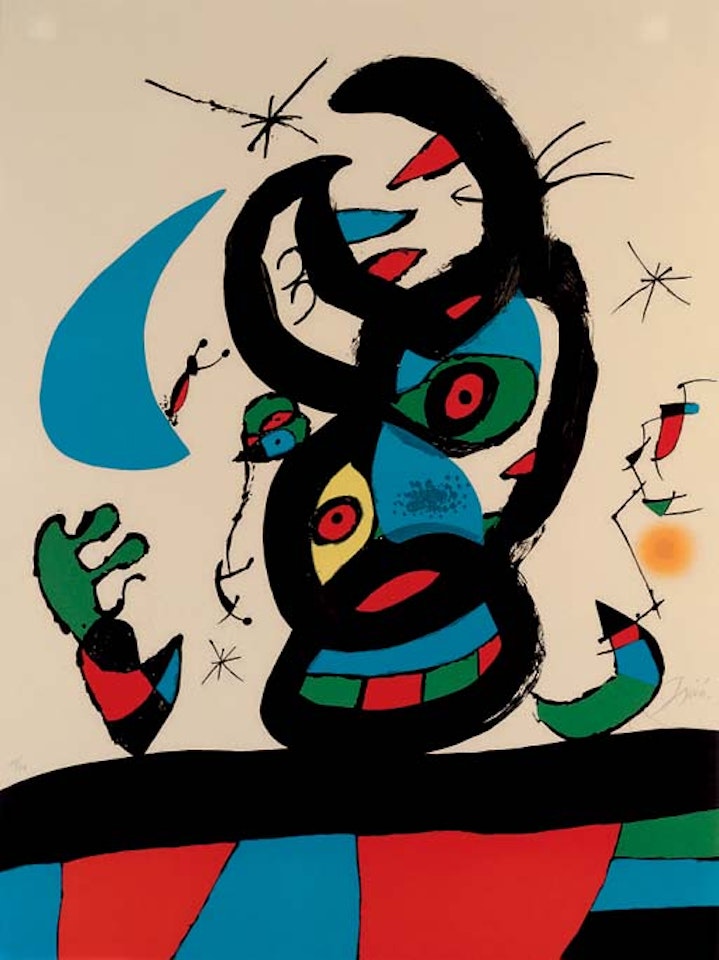 Montroig I  (M. 953) by Joan Miró