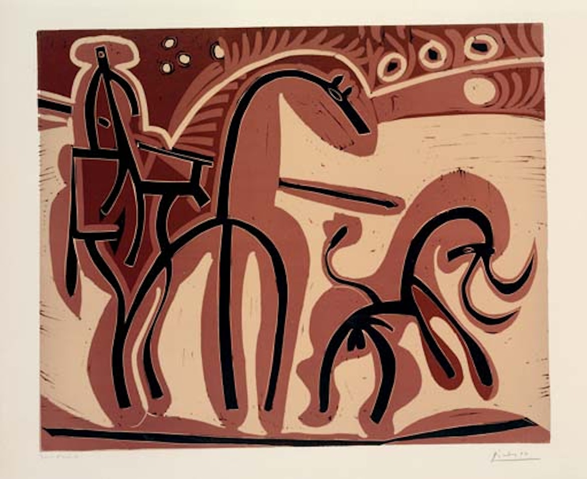 Picador et Taureau  (B. 907 Ba. 1229 IVBb) by Pablo Picasso