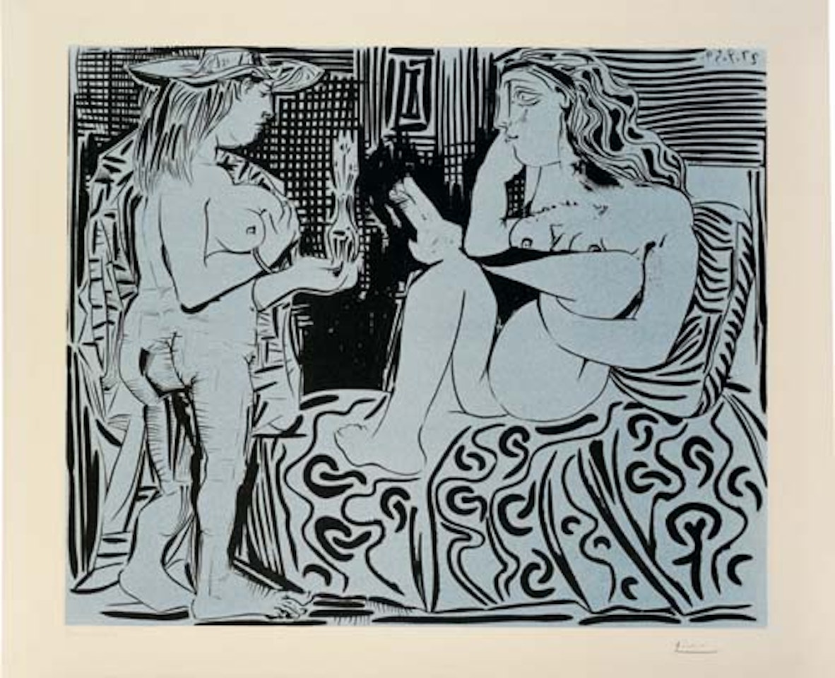 Deux Femmes  (B. 915 Ba. 1239 IVBb) by Pablo Picasso