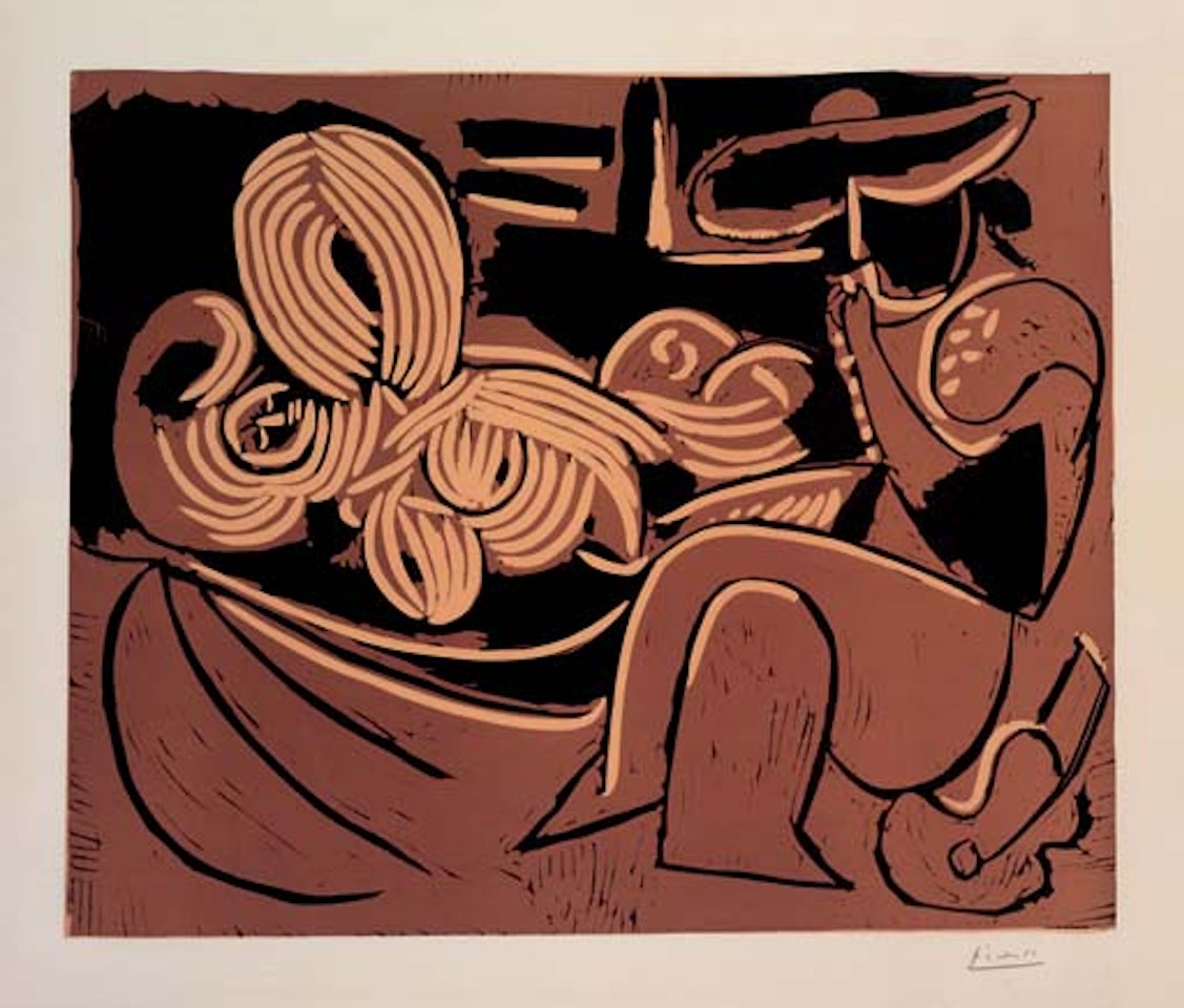 Femme CouchÃ©e   (B. 916 Ba. 1234 IIBb) by Pablo Picasso